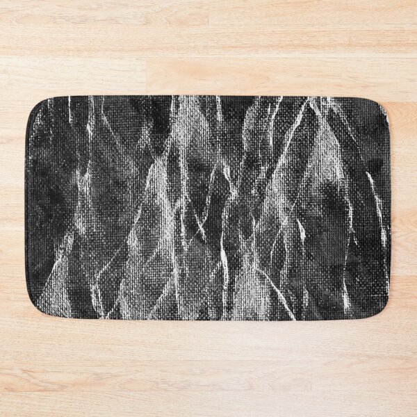 Item preview, Black and white Wave-Line Art Acrylic painting designed and sold by jeanyun48.