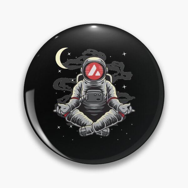 Item preview, Astronaut Yoga Avalanche Avax Coin To The Moon Crypto Token Blockchain Cryptocurrency Wallet designed and sold by JaxonBrown.