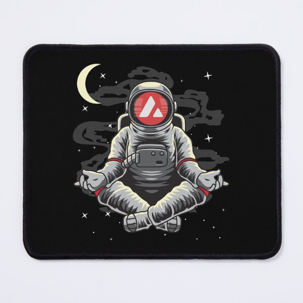 Item preview, Astronaut Yoga Avalanche Avax Coin To The Moon Crypto Token Blockchain Cryptocurrency Wallet designed and sold by JaxonBrown.