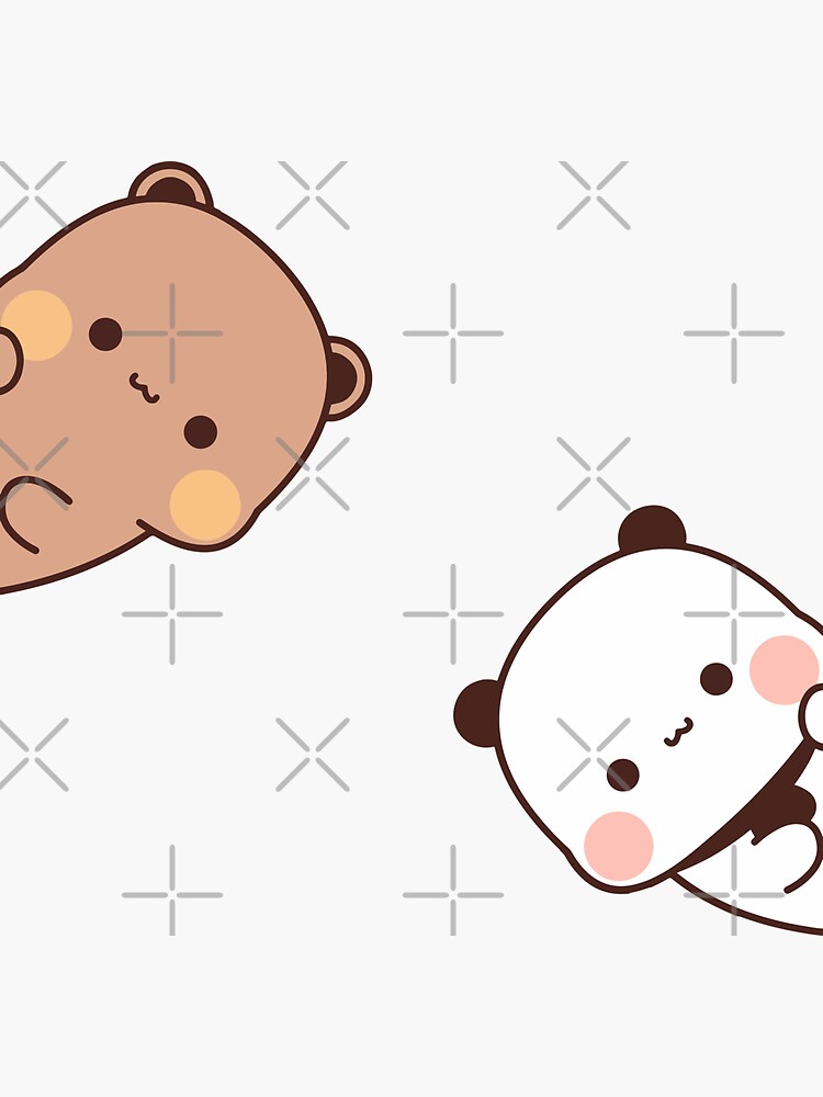 Panda Bear Bubu Dudu Sticker For Sale By Dev Ilyass Redbubble 