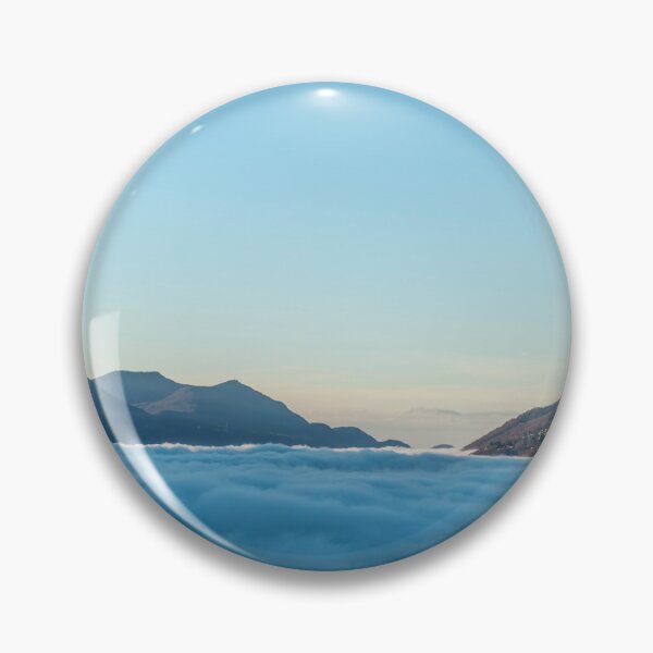 Item preview, Mountain Peak San Salvatore Above Cloudscape with Sunlight and Clear Sky in Lugano designed and sold by Mats Silvan.