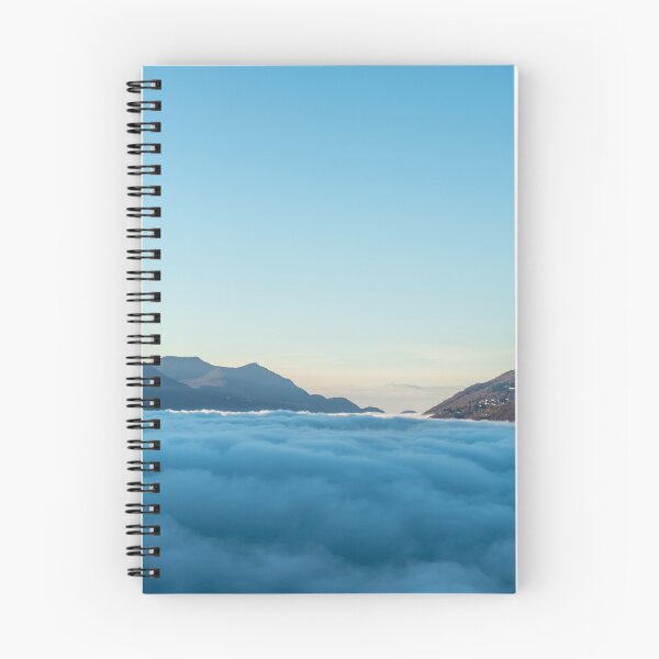 Item preview, Mountain Peak San Salvatore Above Cloudscape with Sunlight and Clear Sky in Lugano designed and sold by Mats Silvan.