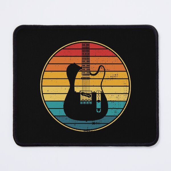 Item preview, Retro Vintage Circle Sunset T-Style Electric Guitar designed and sold by nightsworthy.