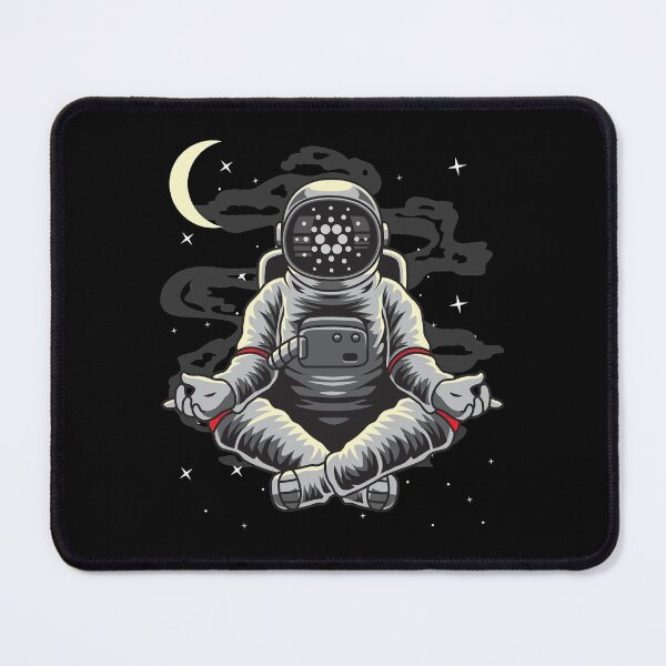 Item preview, Astronaut Yoga Cardano ADA Coin To The Moon Crypto Token Blockchain Cryptocurrency Wallet designed and sold by JaxonBrown.