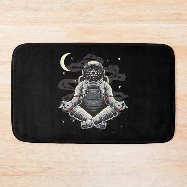 Item preview, Astronaut Yoga Cardano ADA Coin To The Moon Crypto Token Blockchain Cryptocurrency Wallet designed and sold by JaxonBrown.