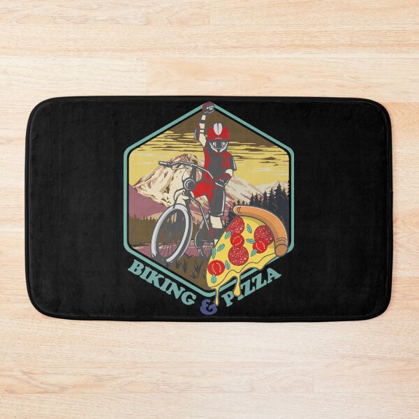 Item preview, Mountain Biking Pizza Biker designed and sold by TheAplus.