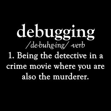 Artwork thumbnail, Retro Debugging Definition  Funny Coding Programming Tee by LPDankdesign