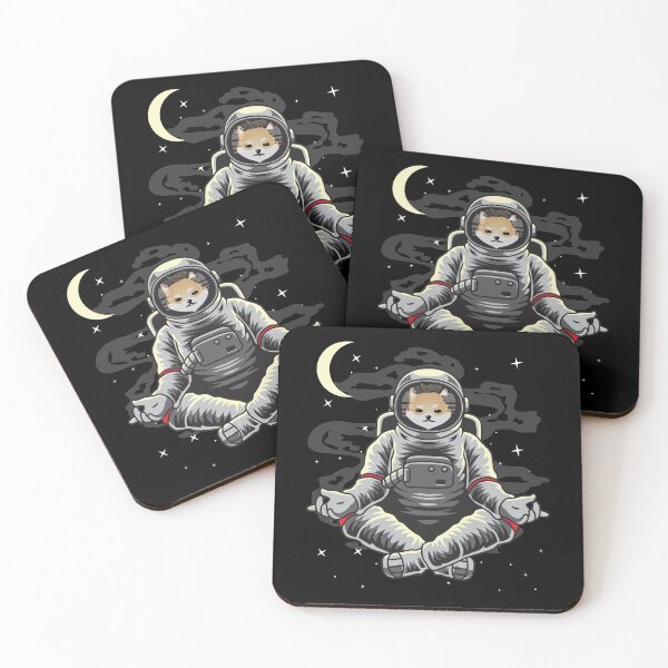 Item preview, Astronaut Yoga Dogelon Mars ELON Coin To The Moon Crypto Token Blockchain Cryptocurrency Wallet designed and sold by JaxonBrown.