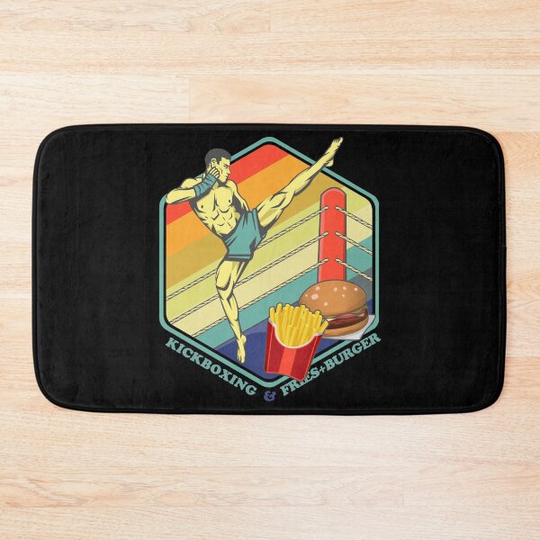 Item preview, Muay Thai Fastfood Fries Burger Thai Boxer designed and sold by TheAplus.