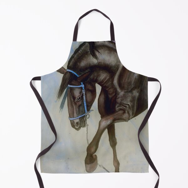 Artikelvorschau, Bkack andalusisches Hengstportrait entworfen und verkauft von horseaddicted.