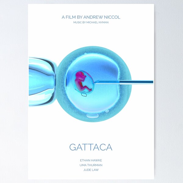 Gattaca, film, Ethan Hawke, Uma Thurman, Jude Law Poster