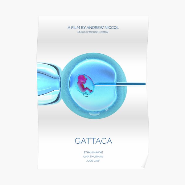Gattaca, film, Ethan Hawke, Uma Thurman, Jude Law Póster