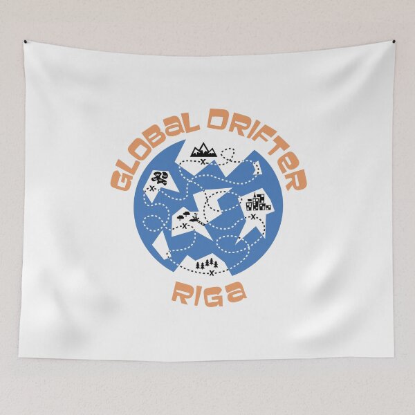 Item preview, Riga Global Drifter designed and sold by designkitsch.