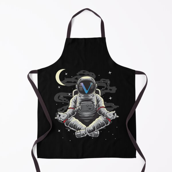 Item preview, Astronaut Yoga Vechain VET Coin To The Moon Crypto Token Blockchain Cryptocurrency Wallet designed and sold by JaxonBrown.