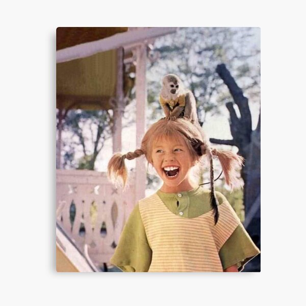 Pippi Longstocking Canvas Print