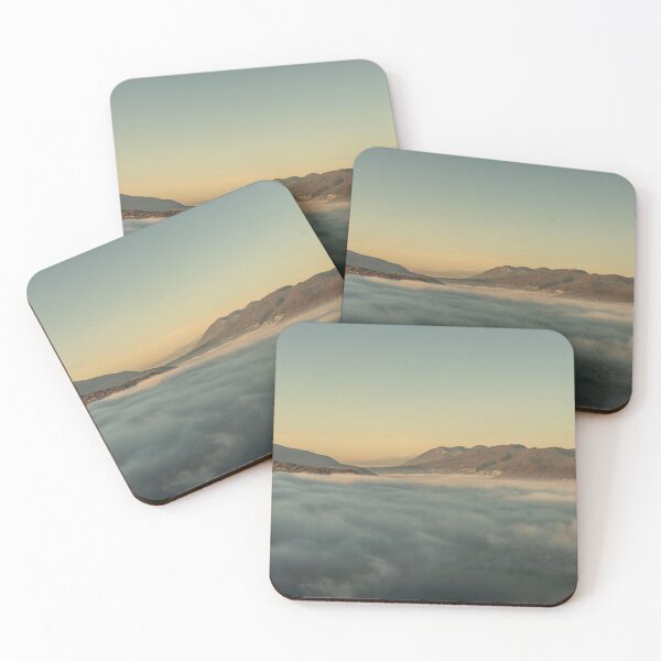 Item preview, Mountain Range Above Cloudscape and Lake Lugano with Sunlight and Clear Sky in City of Lugano designed and sold by Mats Silvan.