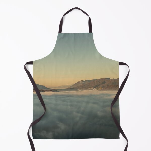 Item preview, Mountain Range Above Cloudscape and Lake Lugano with Sunlight and Clear Sky in City of Lugano designed and sold by Mats Silvan.