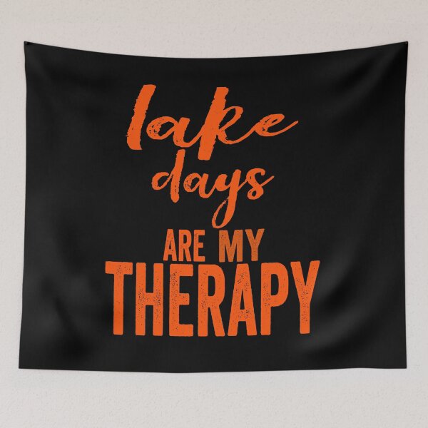 Item preview, Lake days are my therapy-summer lakes. designed and sold by DesignedBySnip.