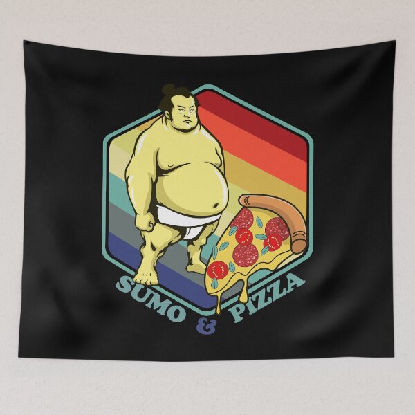 Item preview, Sumo Wrestling Pizza Wrestler designed and sold by TheAplus.