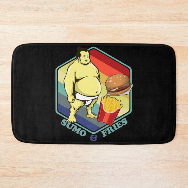 Item preview, Sumo Wrestling Fastfood Fries Burger Wrestler designed and sold by TheAplus.