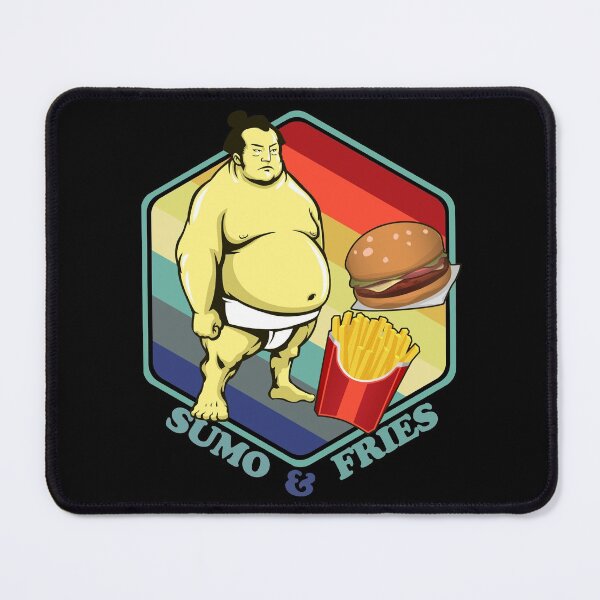 Item preview, Sumo Wrestling Fastfood Fries Burger Wrestler designed and sold by TheAplus.