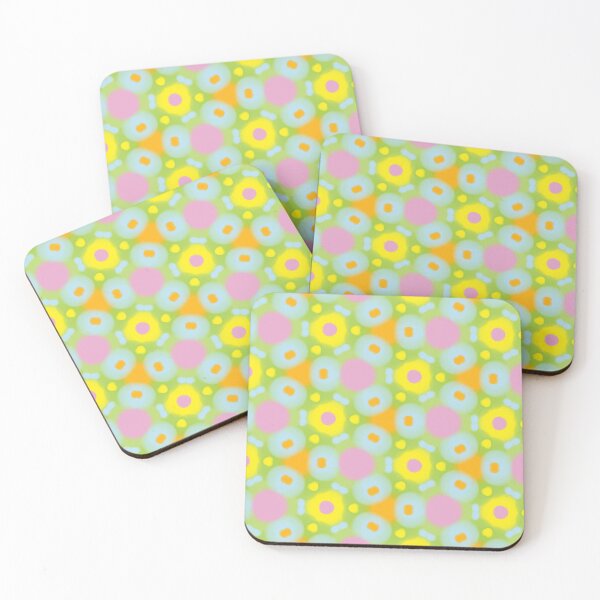 Item preview, Pastel color flower pattern  designed and sold by baksuart.