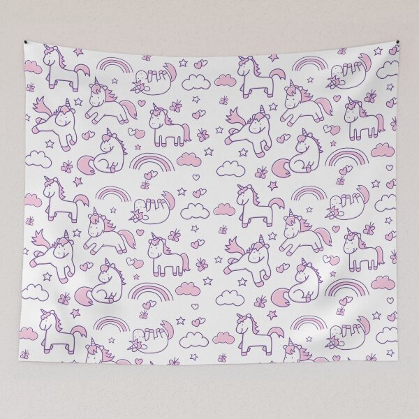 Item preview, Frolicking Unicorns designed and sold by randomorder.