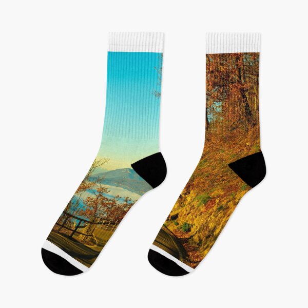 Item preview, Mountain Range Above Cloudscape and Mountain Road with Sunlight and Clear Sky in Lugano designed and sold by Mats Silvan.
