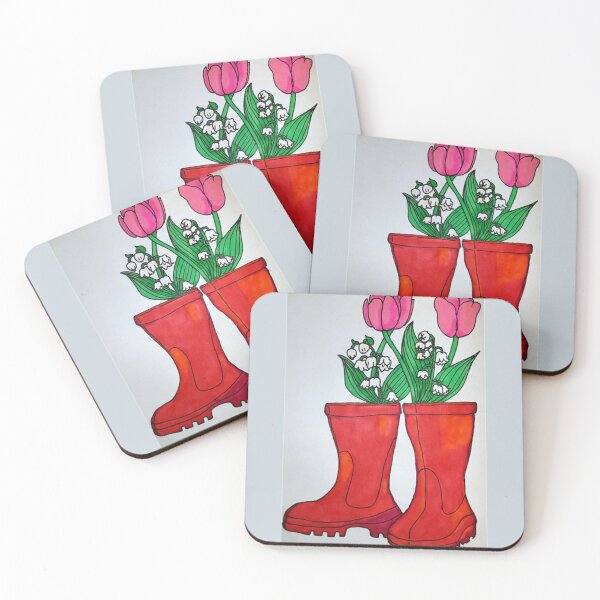 Item preview, Scarlet Welly Boots Long  designed and sold by SunAndFlowe.