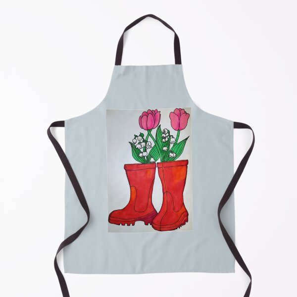 Item preview, Scarlet Welly Boots Long designed and sold by SunAndFlowe.
