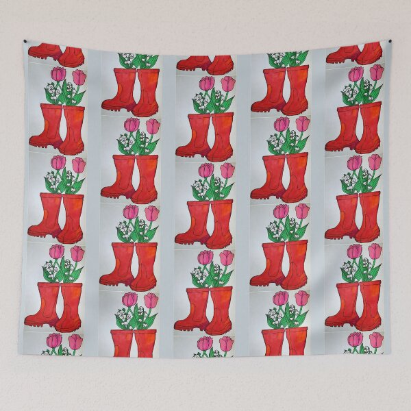 Item preview, Scarlet Welly Boots Long  designed and sold by SunAndFlowe.