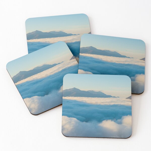 Item preview, Mountain Peak Above Cloudscape with Sunlight and Clear Sky in Lugano designed and sold by Mats Silvan.