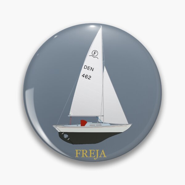Item preview, International Folkboat 462 'Freja'  designed and sold by RedBubbleBath.
