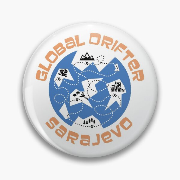 Item preview, Sarajevo Global Drifter designed and sold by designkitsch.