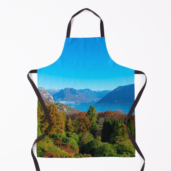 Item preview, Mountain View over Lake Lugano with Sunlight and Clear Sky in Lugano designed and sold by Mats Silvan.