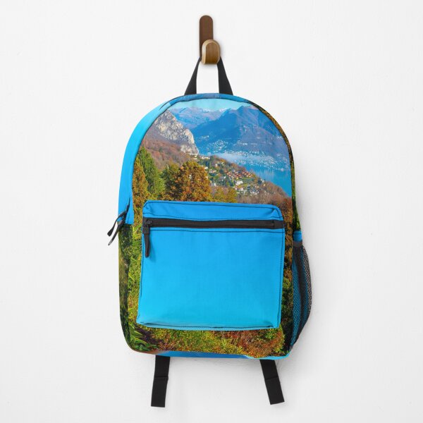 Item preview, Mountain View over Lake Lugano with Sunlight and Clear Sky in Lugano designed and sold by Mats Silvan.