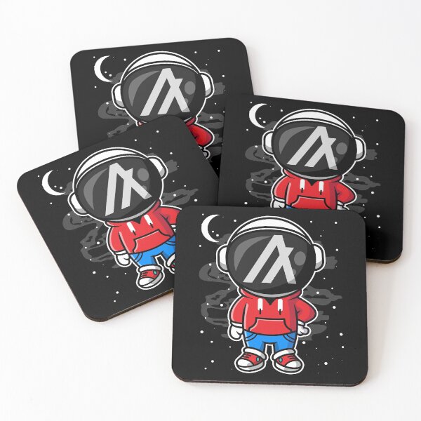 Item preview, Astronaut Hiphop Algorand ALGO Coin To The Moon Crypto Token Cryptocurrency Blockchain Wallet designed and sold by AriellaGross.