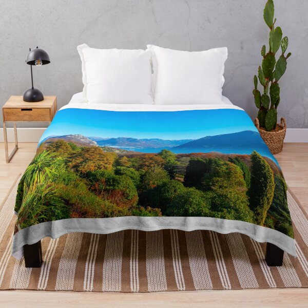 Item preview, Mountain View over Lake Lugano with Sunlight and Clear Sky in Lugano designed and sold by Mats Silvan.