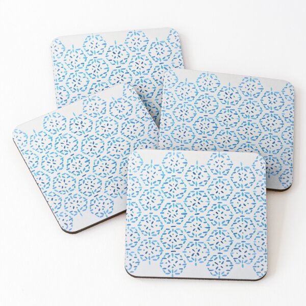 Item preview, blue mediterranean pattern designed and sold by FONESAY.