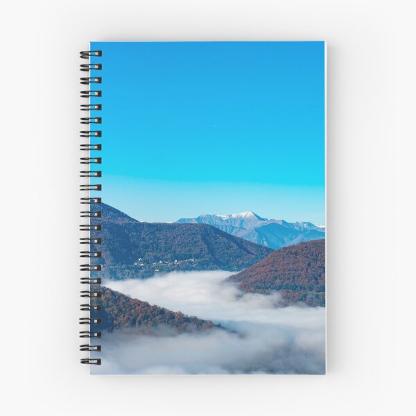 Item preview, Mountain Range on the Border to Italy on Lake Lugano with Cloudscape and Sunlight on a Clear Sky in Caslano designed and sold by Mats Silvan.