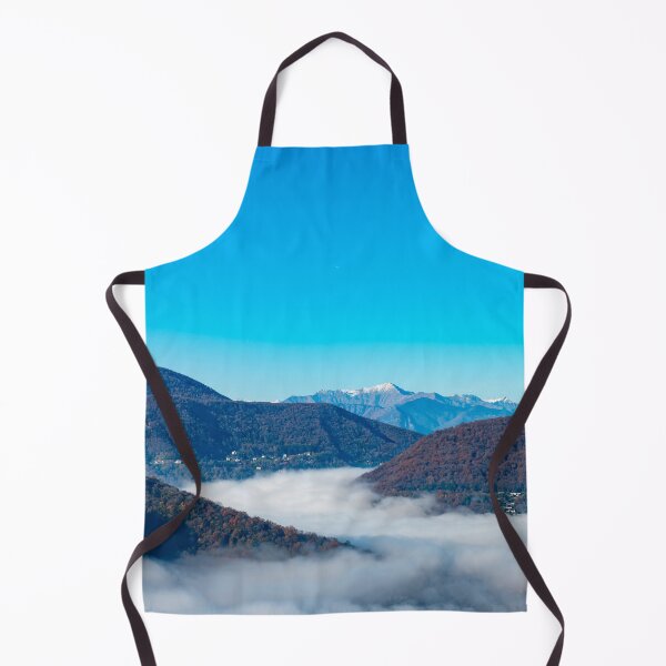 Item preview, Mountain Range on the Border to Italy on Lake Lugano with Cloudscape and Sunlight on a Clear Sky in Caslano designed and sold by Mats Silvan.