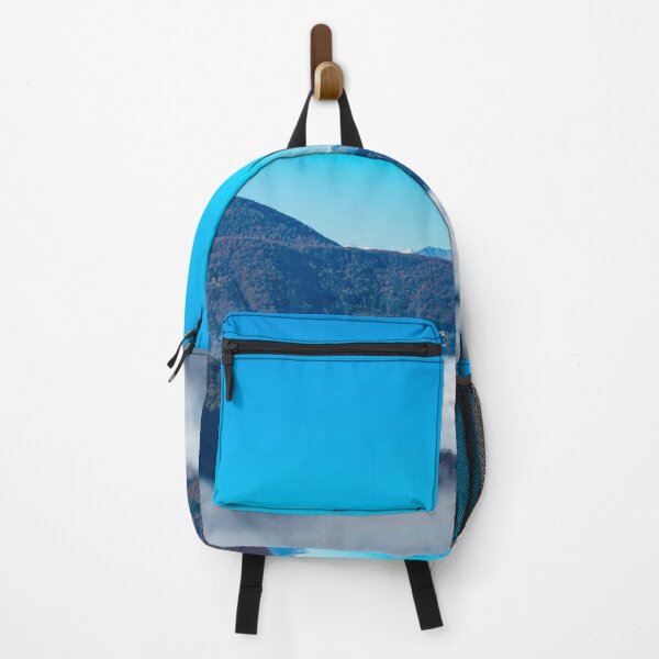 Item preview, Mountain Range on the Border to Italy on Lake Lugano with Cloudscape and Sunlight on a Clear Sky in Caslano designed and sold by Mats Silvan.