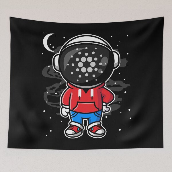 Item preview, Astronaut Hiphop Cardano ADA Coin To The Moon Crypto Token Cryptocurrency Blockchain Wallet designed and sold by AriellaGross.