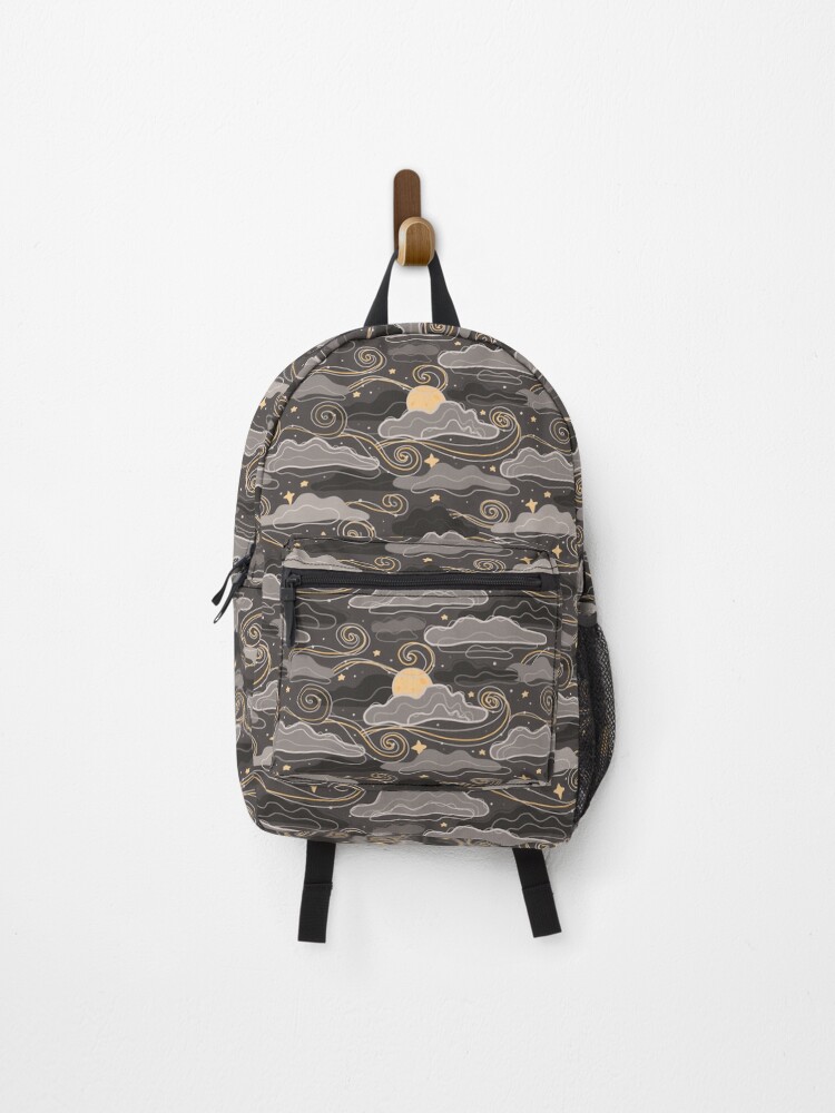 Thumbnail 1 of 3, Backpack, Pattern Winter wind designed and sold by Veleri.