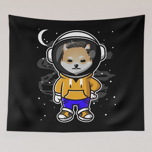 Item preview, Astronaut Hiphop Dogelon Mars ELON Coin To The Moon Crypto Token Cryptocurrency Blockchain Wallet designed and sold by AriellaGross.
