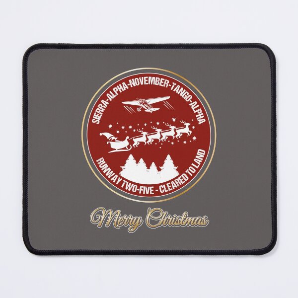 Item preview, Pilot Christmas Gift Aviation Air Traffic Controller Holiday Santa Airlines Retro Design T-Shirt  designed and sold by stearman.