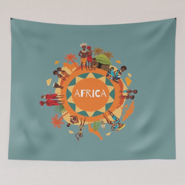 Item preview, Animated African village designed and sold by Jiksy.
