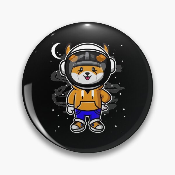 Item preview, Astronaut Hiphop Floki Inu Coin To The Moon Crypto Token Floki Army Cryptocurrency Blockchain Wallet designed and sold by AriellaGross.