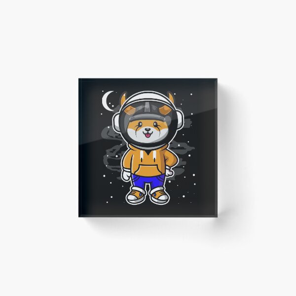 Item preview, Astronaut Hiphop Floki Inu Coin To The Moon Crypto Token Floki Army Cryptocurrency Blockchain Wallet designed and sold by AriellaGross.