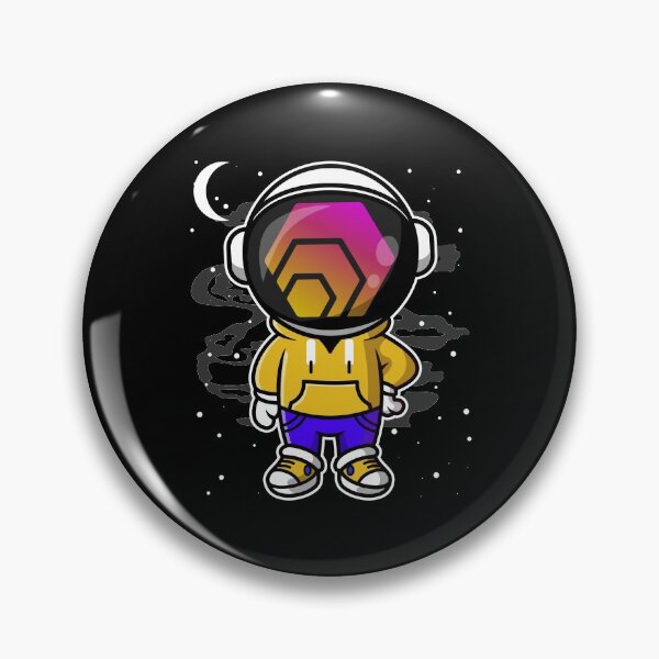 Item preview, Astronaut Hiphop HEX Coin To The Moon HEX Crypto Token Cryptocurrency Blockchain Wallet designed and sold by AriellaGross.